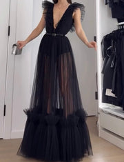 Sexy Straps Tulle Dress