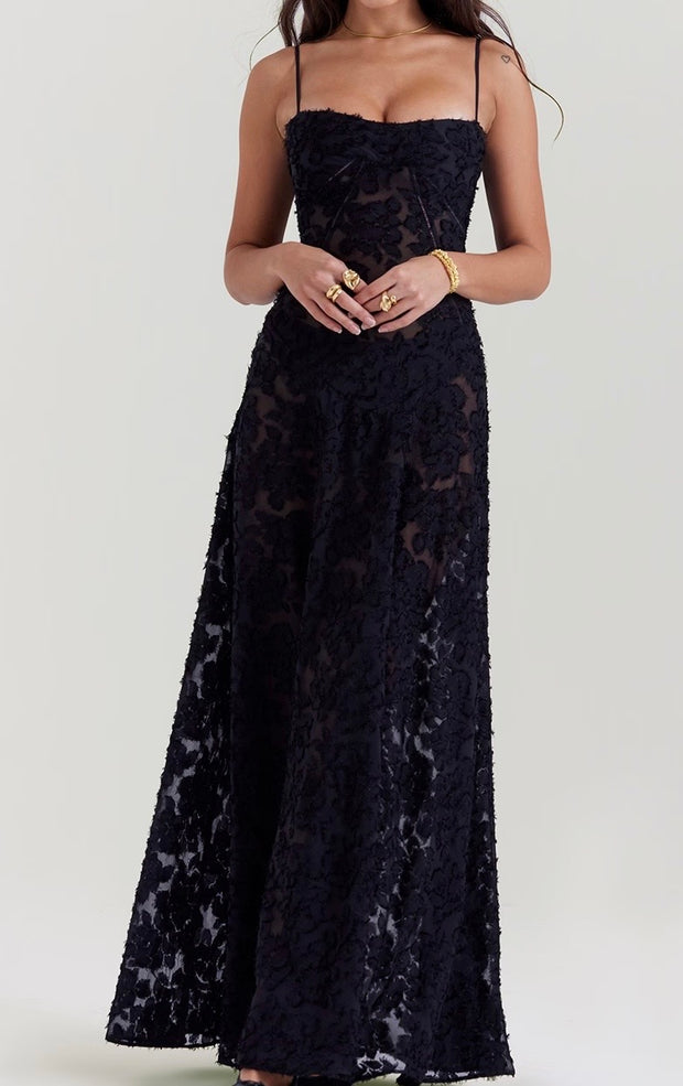 Strap Niche Lace Sling Dress