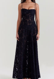 Strap Niche Lace Sling Dress