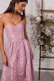 The Charlotte Dress in Orchid Haze Windsor