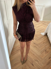 It Girl Dress Bordeaux