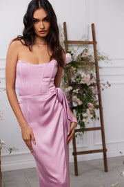 The June Dress in Mauve Mist