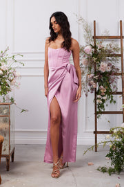 The June Dress in Mauve Mist