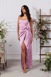 The June Dress in Mauve Mist