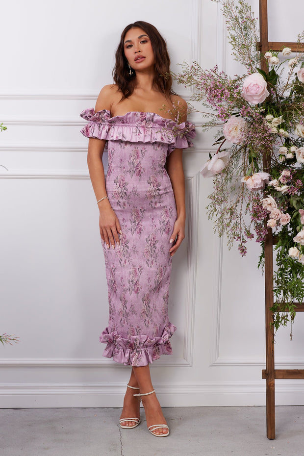 The Lilac Dress in Lilac Tapestry Rose