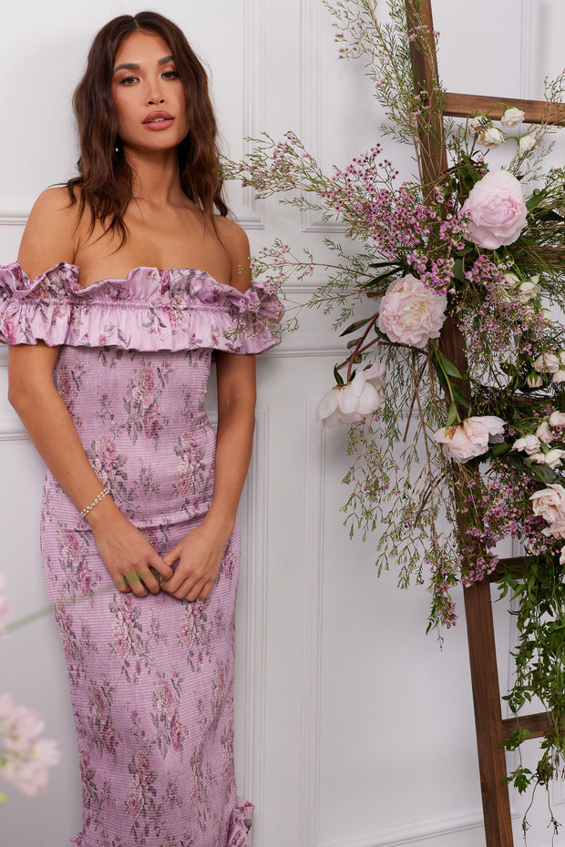 The Lilac Dress in Lilac Tapestry Rose