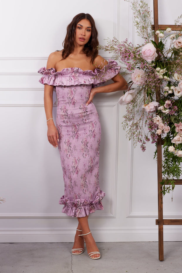 The Lilac Dress in Lilac Tapestry Rose