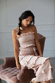 The Lily Dress in Rose Dust