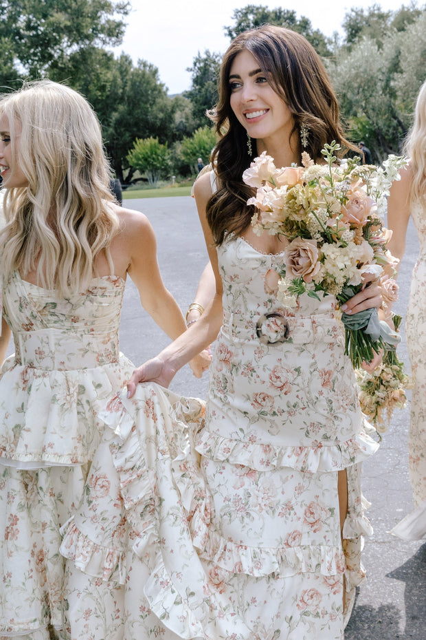 The Lisianthus Dress in Carmel Valley Rose