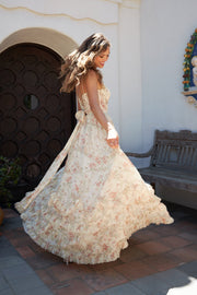 The Carmen Dress in Carmel Valley Rose