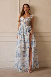 The Jolie Dress in Provencal Blue Floral