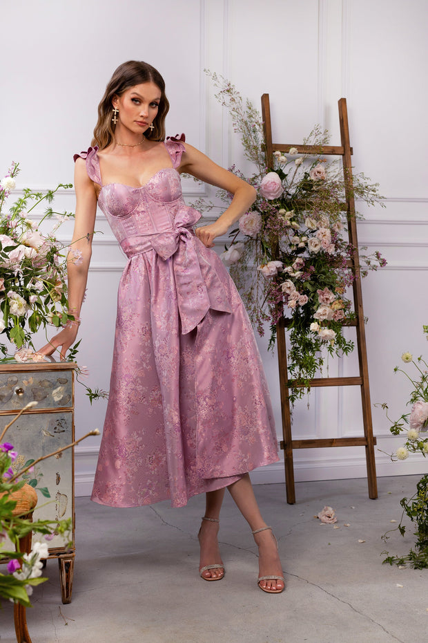 The Vera Dress in Orchid Haze Windsor