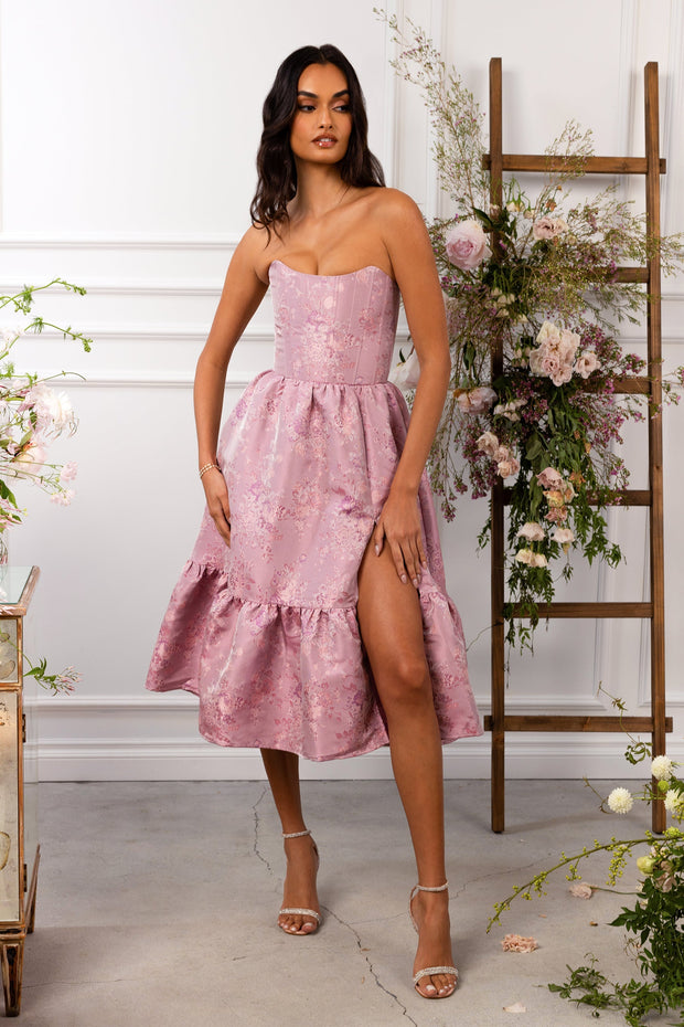 The Virginia Dress in Orchid Haze Windsor